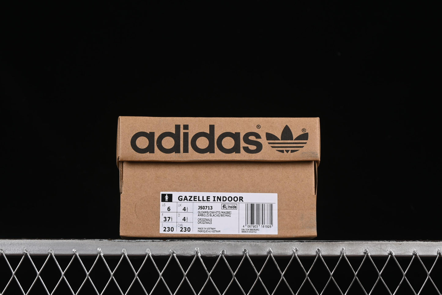 Adidas Originals Gazelle Indoor Retro Casual Anti-Slip Wear-Resistant Low-Top Sneakers - JI0713