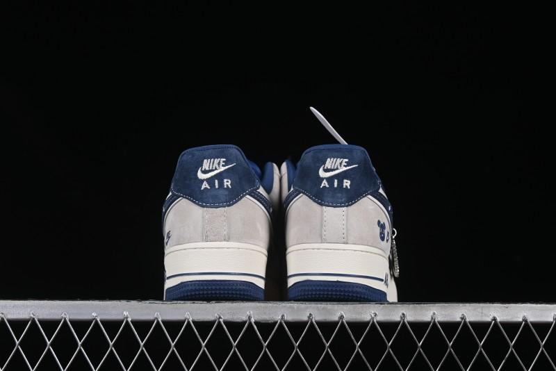 Nike Air Force 1 '07 Low Collaboration with Violent Bear - Snow Grey Pigskin Edition - KK1988-053