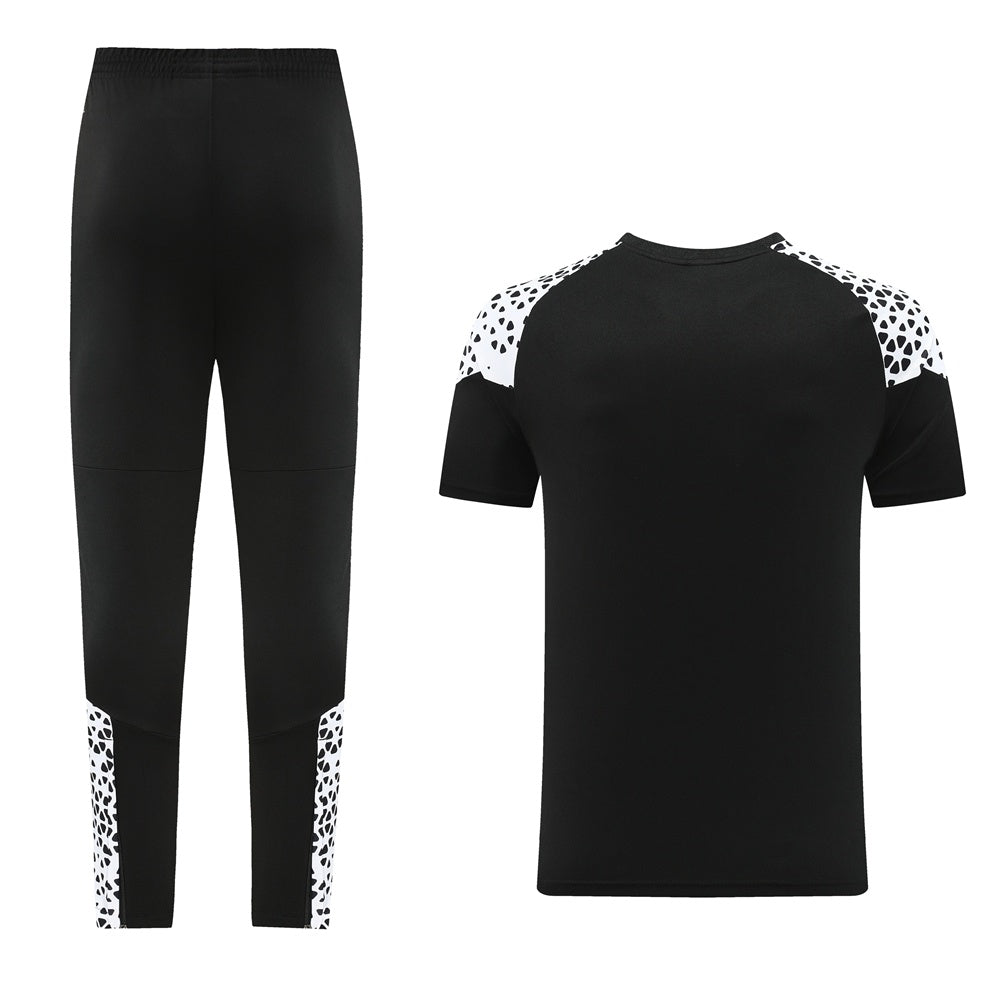 PD02 black trousers suit S-2XL