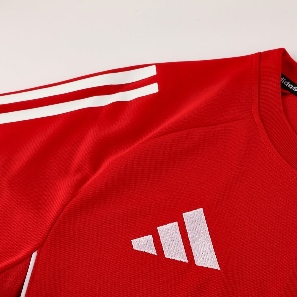 AD09 red shorts suit S-2XL