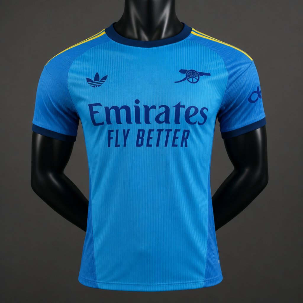 Player Version 26/27 Arsenal Away Goalkeeper Blue Jersey