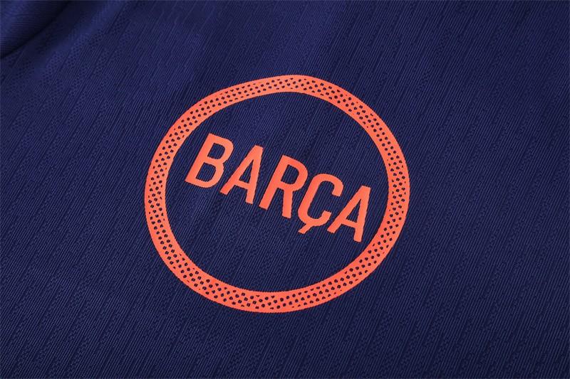 Player Version 25/26 Barcelona Royal Blue T90 Half Zipper Jacket+Long Pants