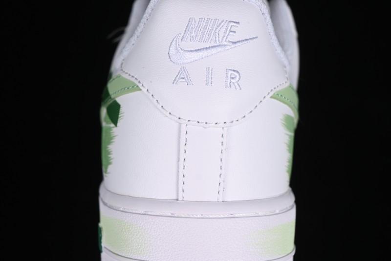 Nike Air Force 1 '07 Low Custom Hand-Painted Anime Theme with Swoosh Shadow and Strap - CW2288-111