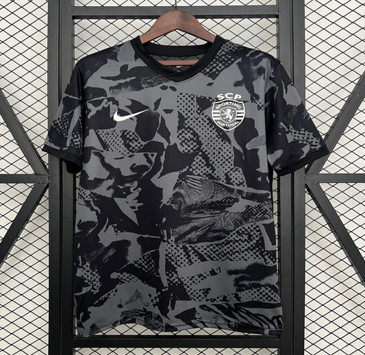 25/26 Sporting Lisbon Grey Pre-Match Jersey