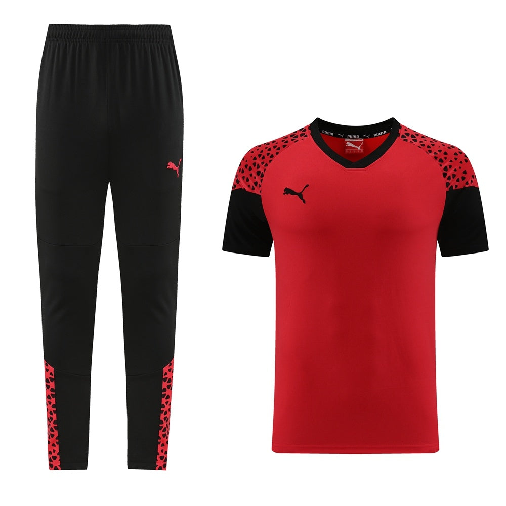 PD02 red trousers suit S-2XL