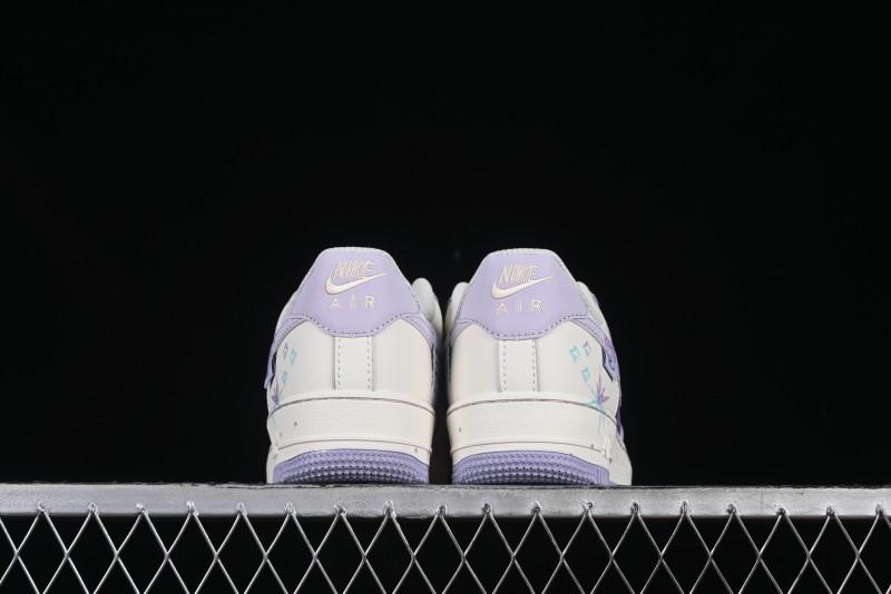 Nike Air Force 1'07 Low Casual Sneakers Purple Butterfly - FB1839-213