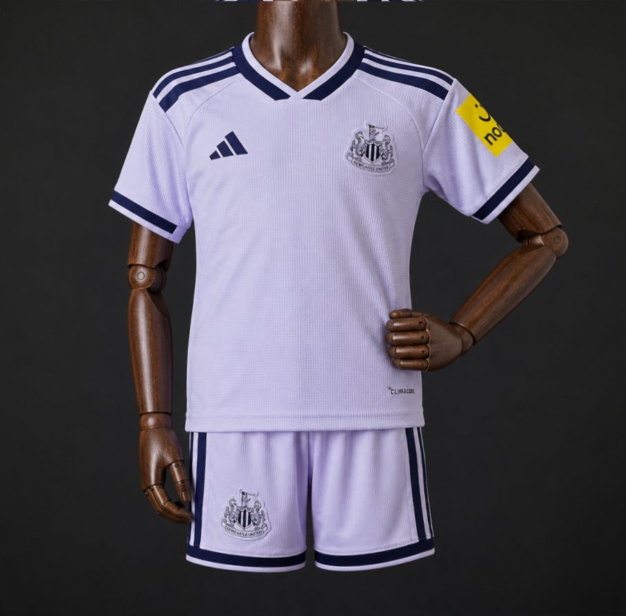 26/27 Kids Newcastle United Fresh Lilac Jersey Kit