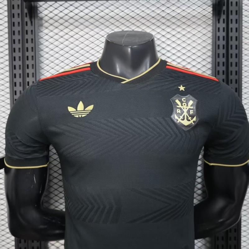 25/26 Player Version  Flamengo Away Black Jersey