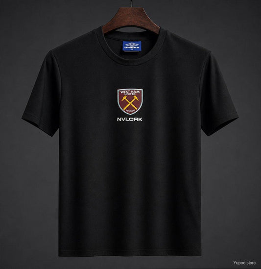 26/27 West Ham United NVLCRK Crest Men's Black Football T-Shirt