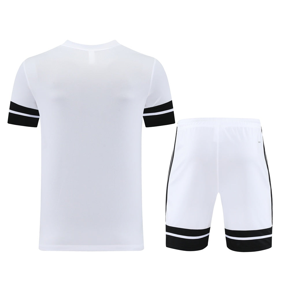 AD10 white shorts suit S-2XL
