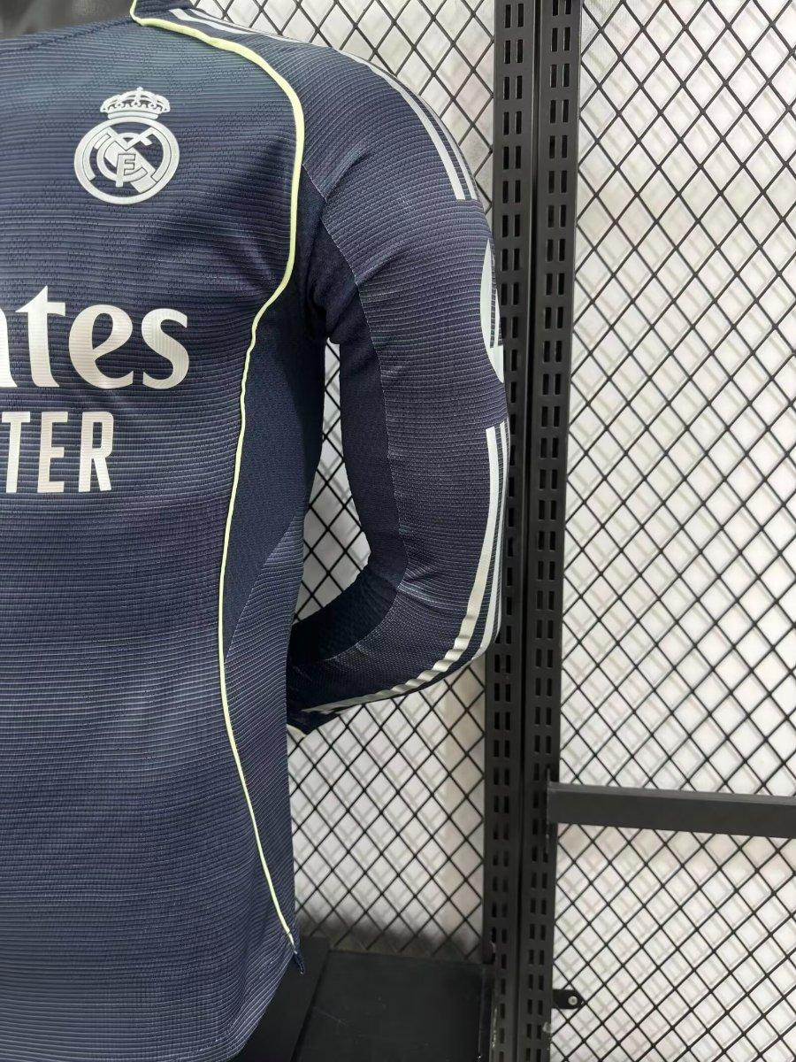 Player Version 25/26 Real Madrid Away Long Sleeve Jersey
