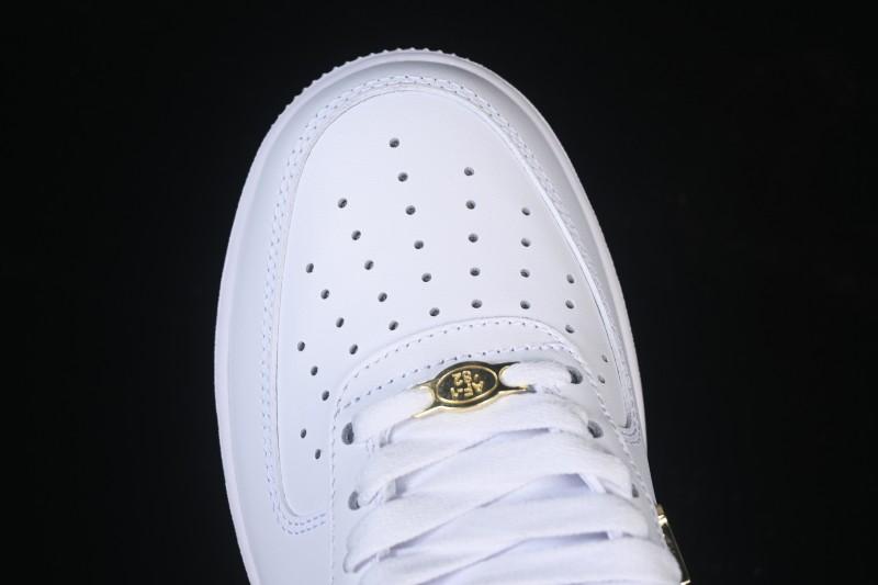Nike Air Force 1'07 Low Four Hook Black White Casual Sneakers - ZH0316-113