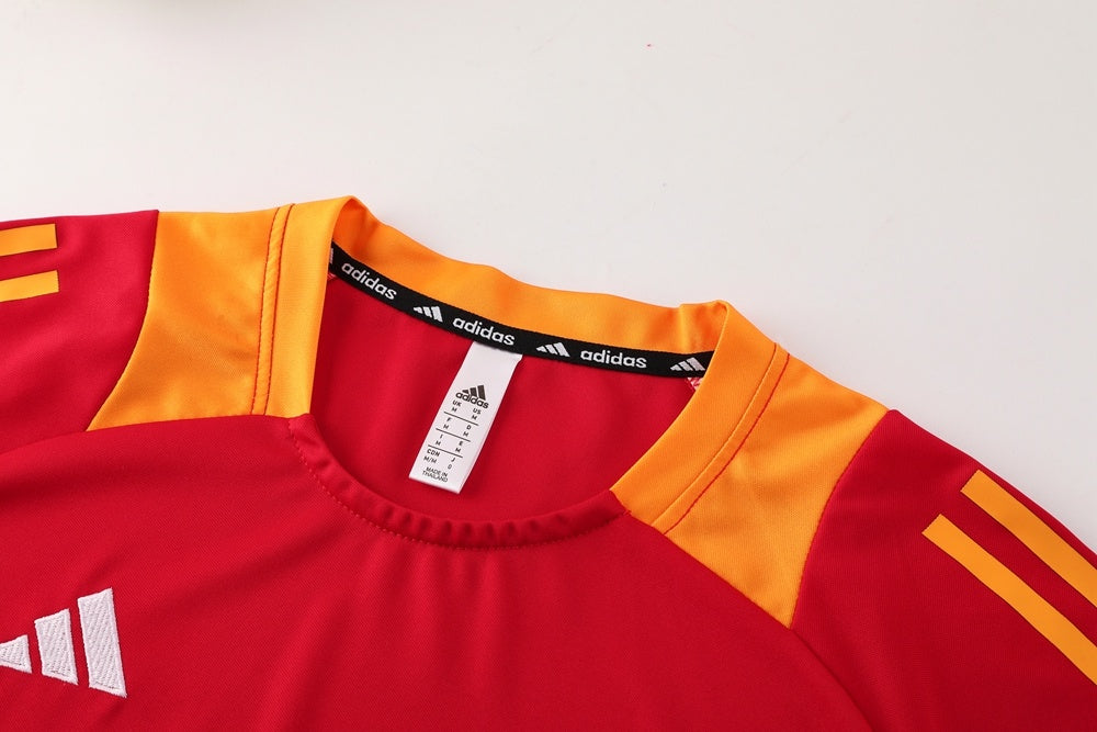 AD08 red shorts suit S-2XL