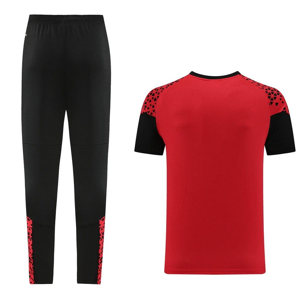 PD02 red trousers suit S-2XL