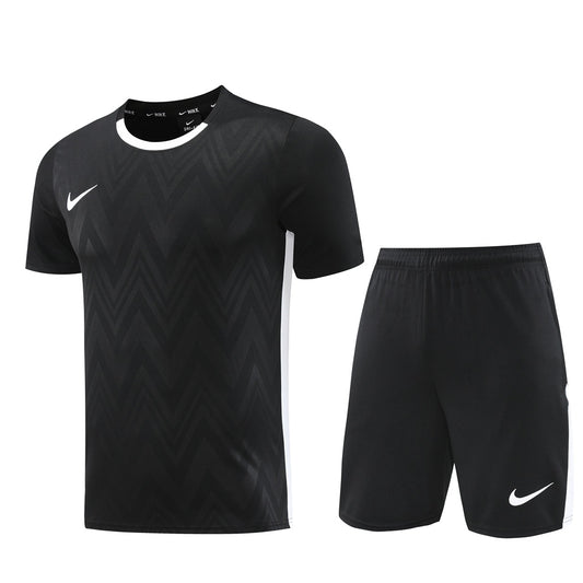 ND06 black shorts suit S-2XL