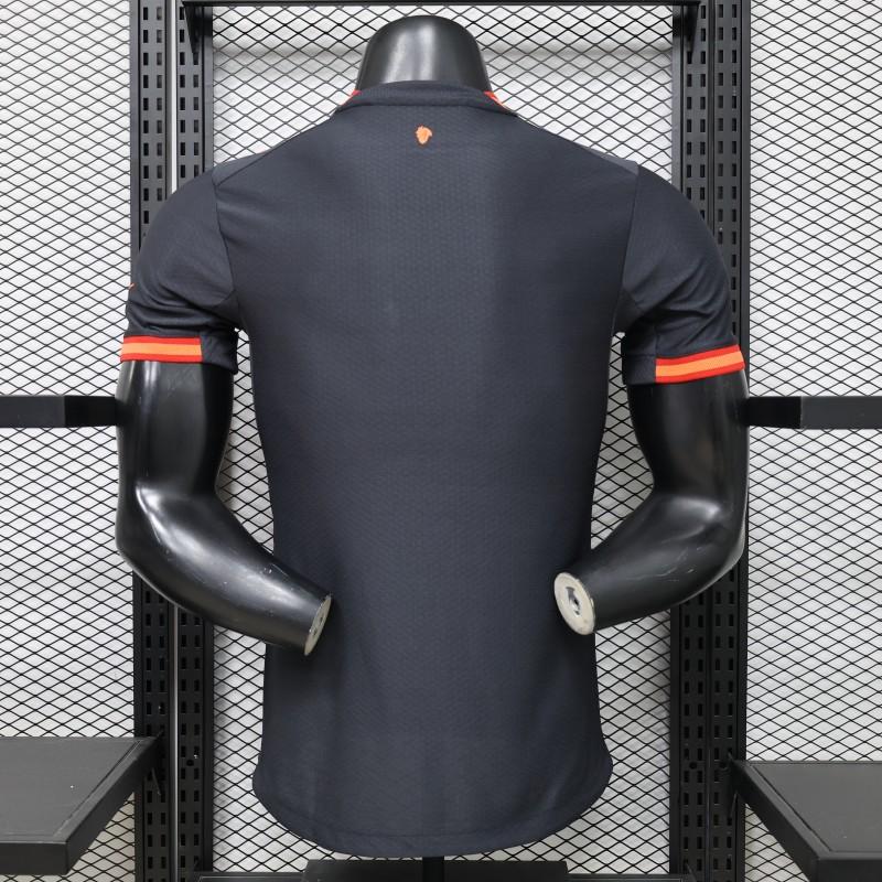 Player Version 26/27 AC Milan Away Navy Blue with Copper Orange Accents Jersey