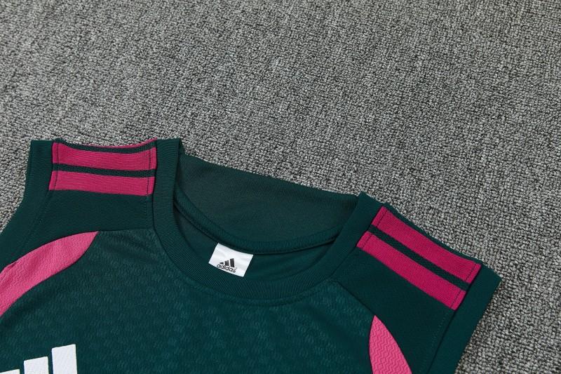 26/27 Real Madrid Dark Green Sleeveless Training Vest +Shorts Set