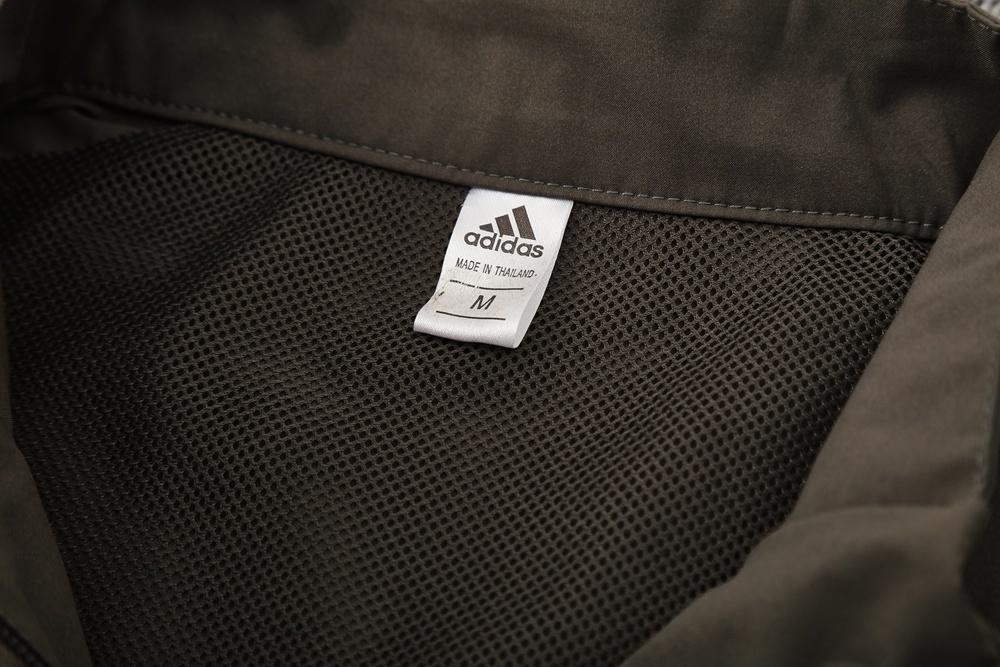 25/26 Real Madrid Dark Green Half Zipper Jacket+Long Pants S-3XL