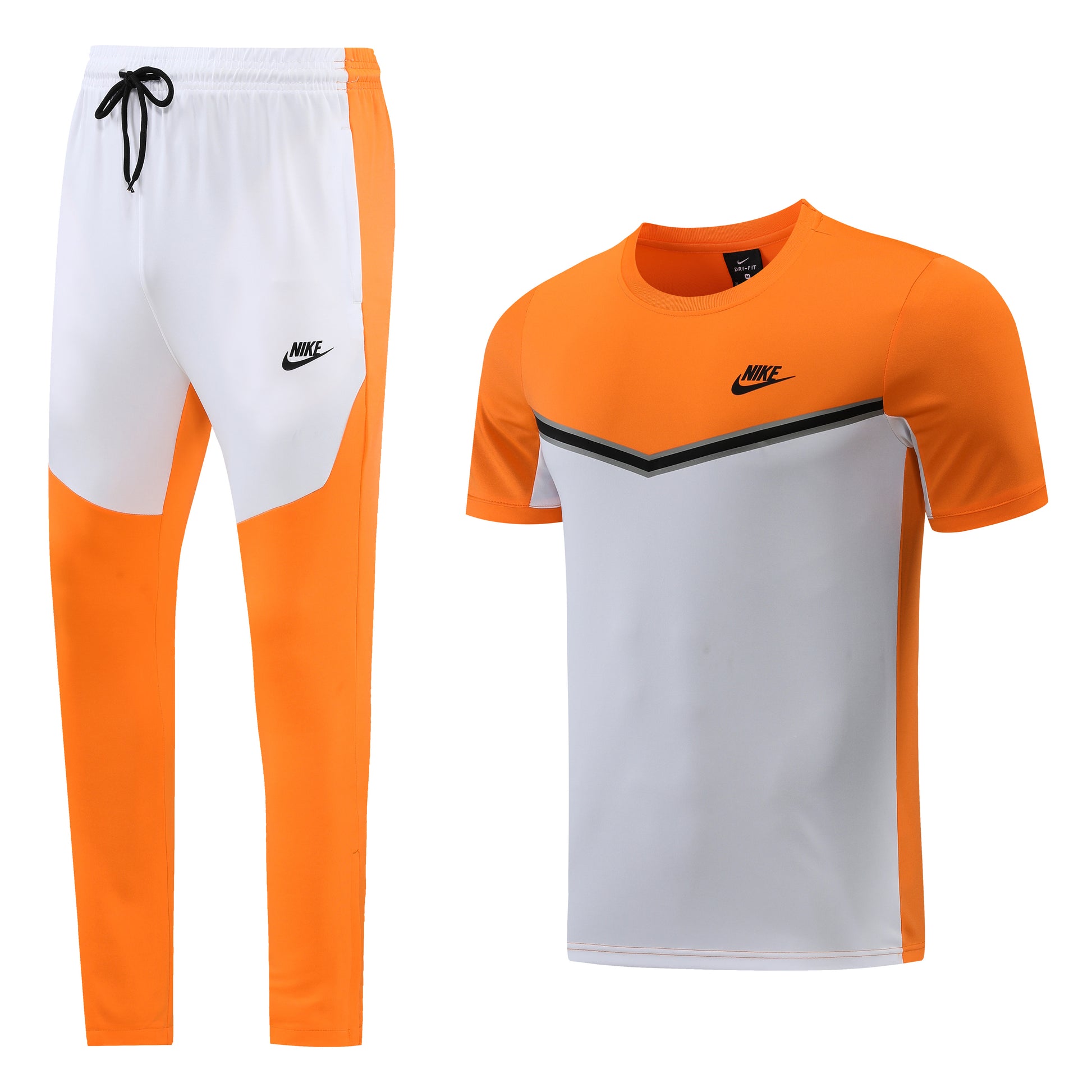 ND01 Orange Pants Suit S-2XL