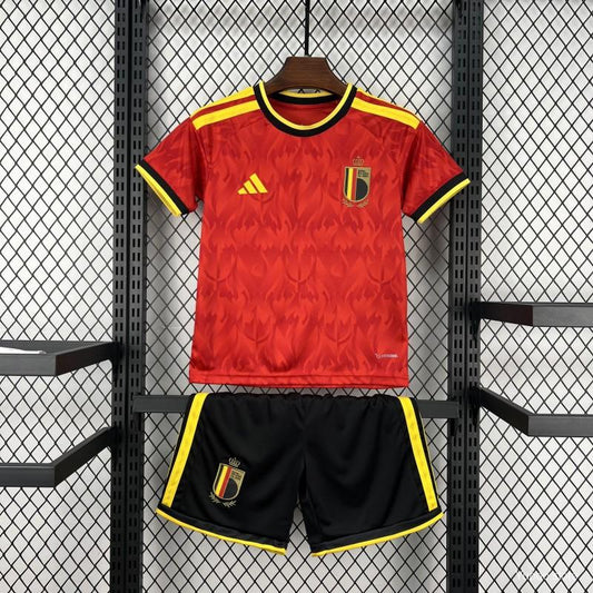 2026 Kids Belgium World Cup Home Kit