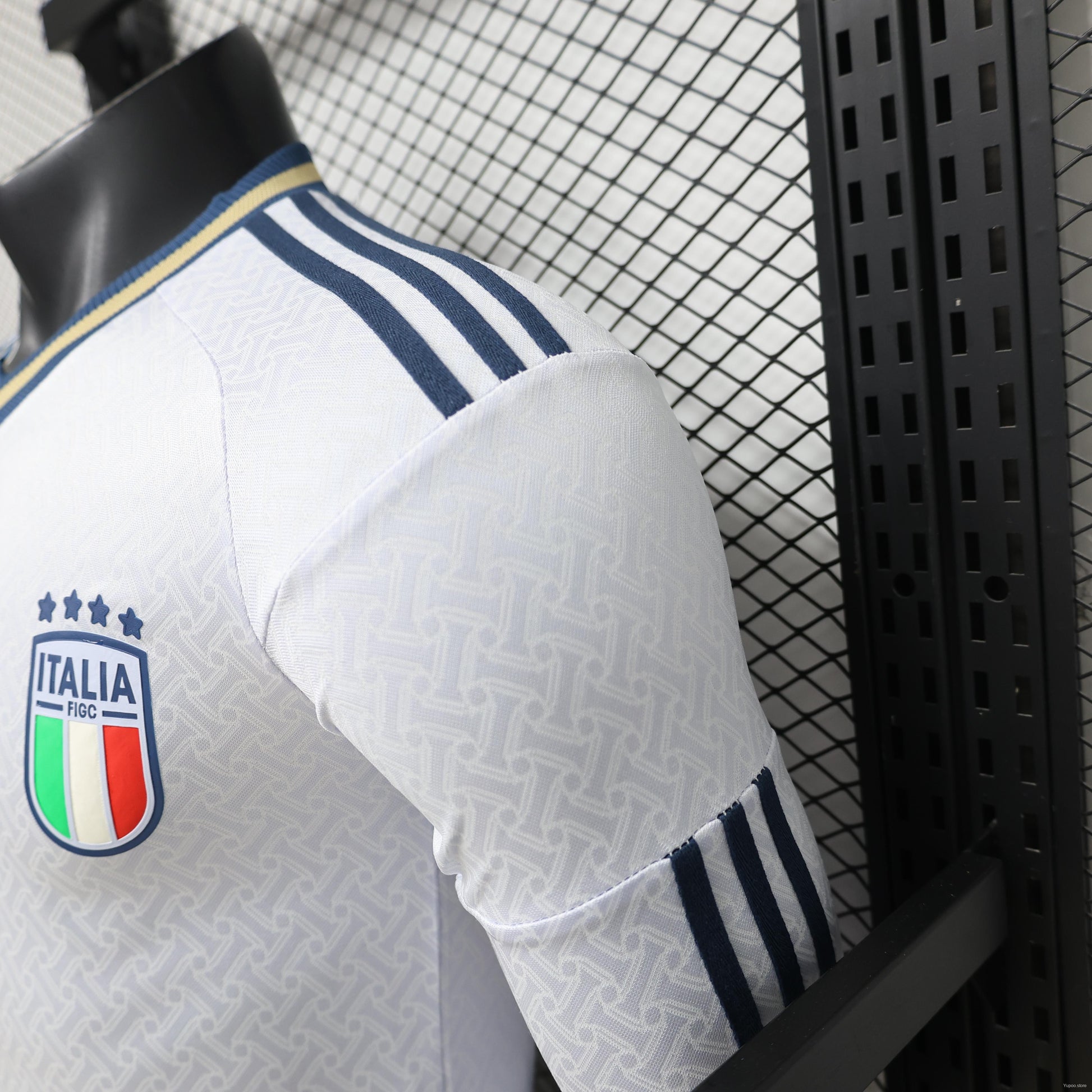 Player Version 2026 Italy Away White  Long Sleeve Jersey