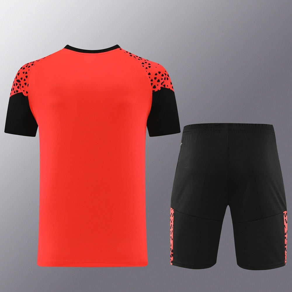 PD02 orange shorts suit S-2XL