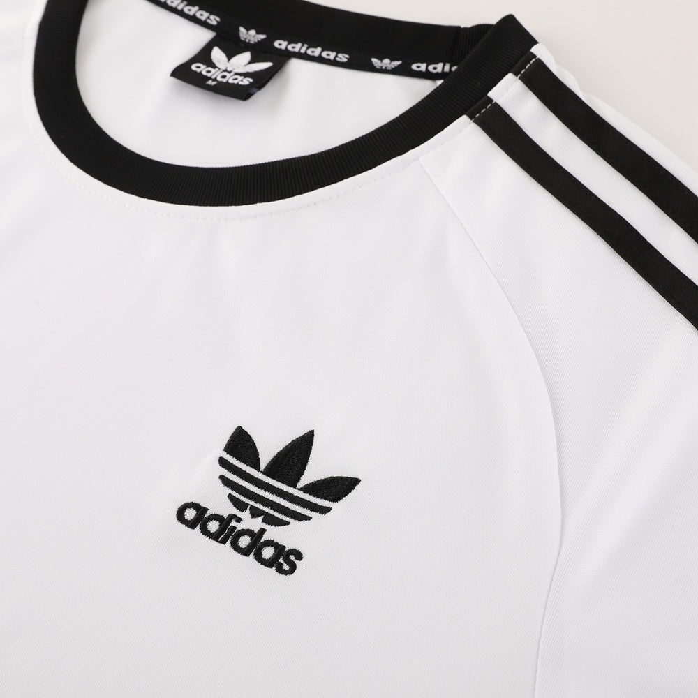 AD07 white shorts suit S-2XL