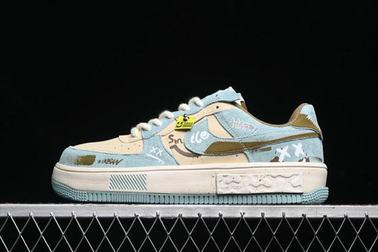 Nike Air Force 1 Fontanka Low Top Casual Sneakers Enjoy Life Custom Design - CW6688-508
