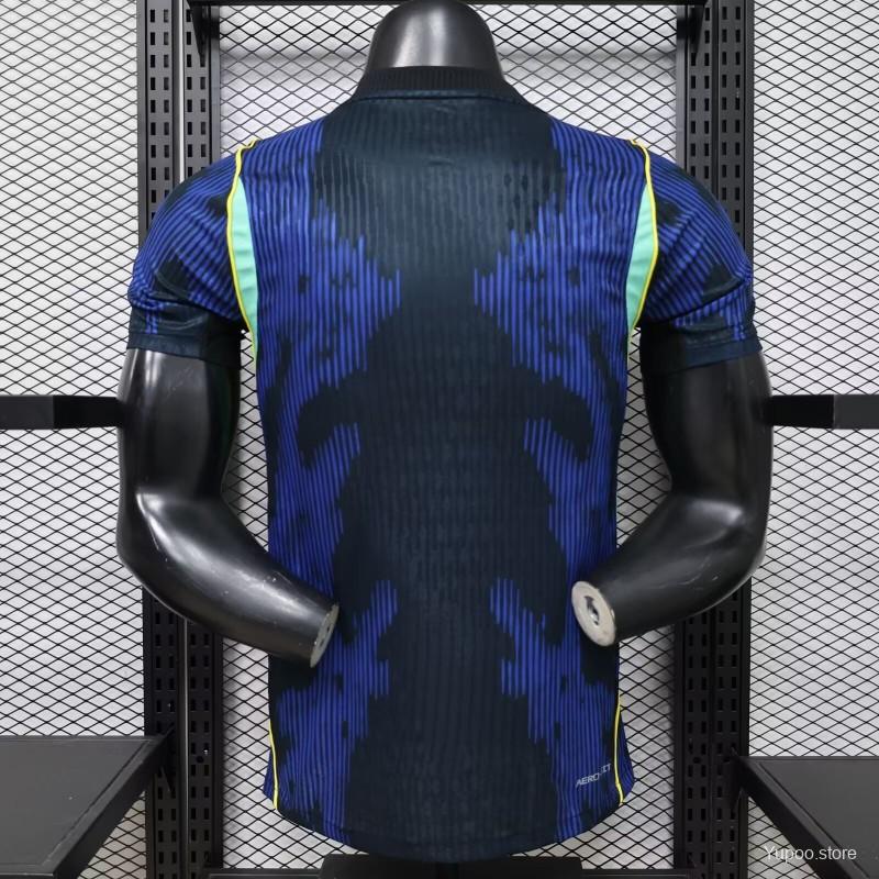 Player Version 2026 Brazil × Jordan Brand Away Navy Blue Jersey