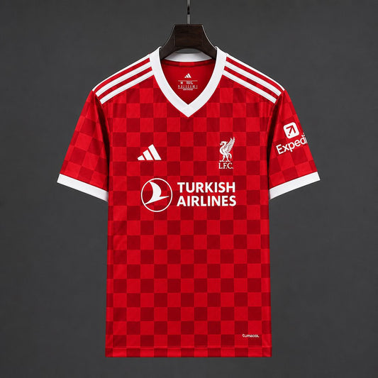 27/28 Liverpool Home Red Checkerboard Jersey