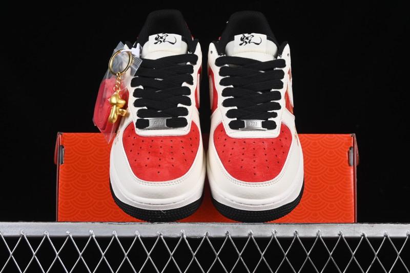 Nike Air Force 1 '07 Low The North Face Collaboration Year of the Snake Limited Edition Golden Snake Design Low-Top Casual Sneakers - DM6688-028