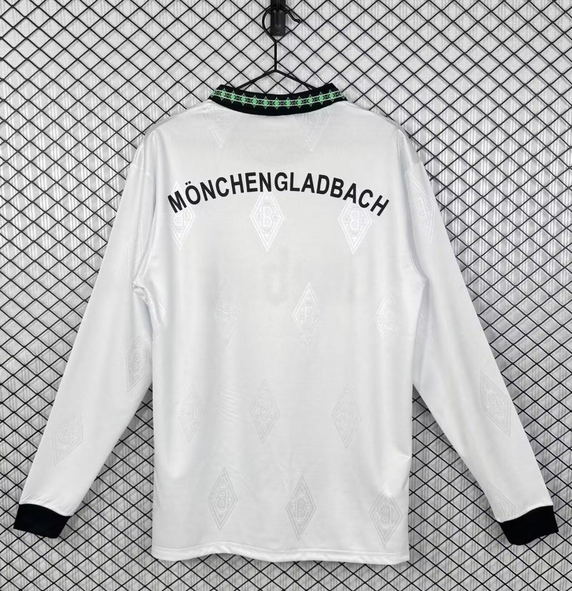 Retro 95/96 Borussia Mönchengladbach Home Long Sleeve Jersey