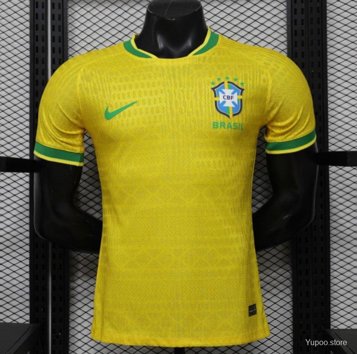 Player Version 2026 Brazil Home Yellow  Special Edition  Jersey