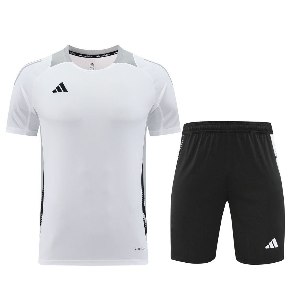 AD08 white shorts suit S-2XL