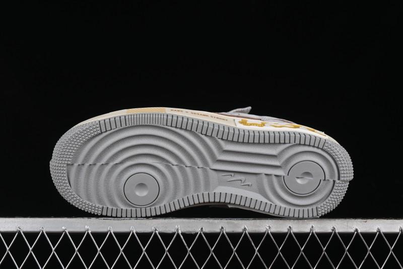 Nike Kaws x Air Force 1 '07 Low Custom Casual Sneakers - CW6688-806