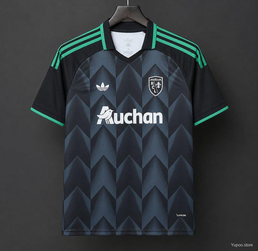 26/27 RC Lens Away Dark Grey Jersey
