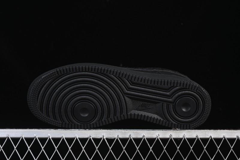 Nike Air Force 1'07 Low Casual Sneakers with Full-Length Air Cushion - HQ1977-001