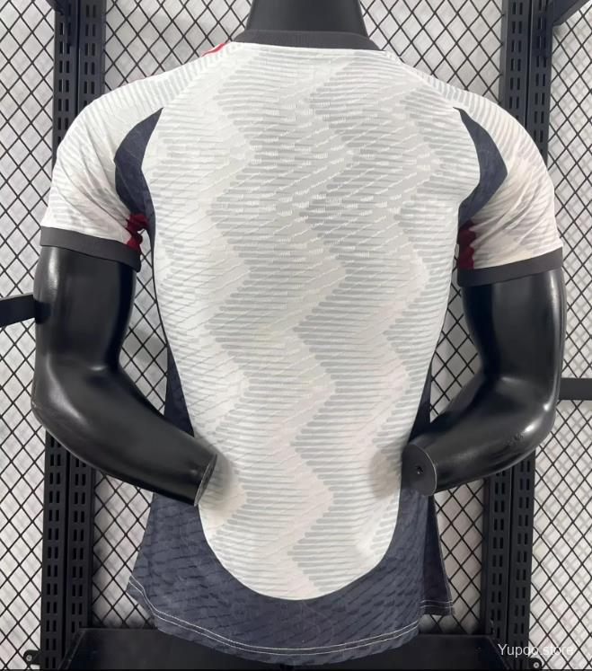 Player Version 2025 Mexico White with Aztec Warrior Jersey