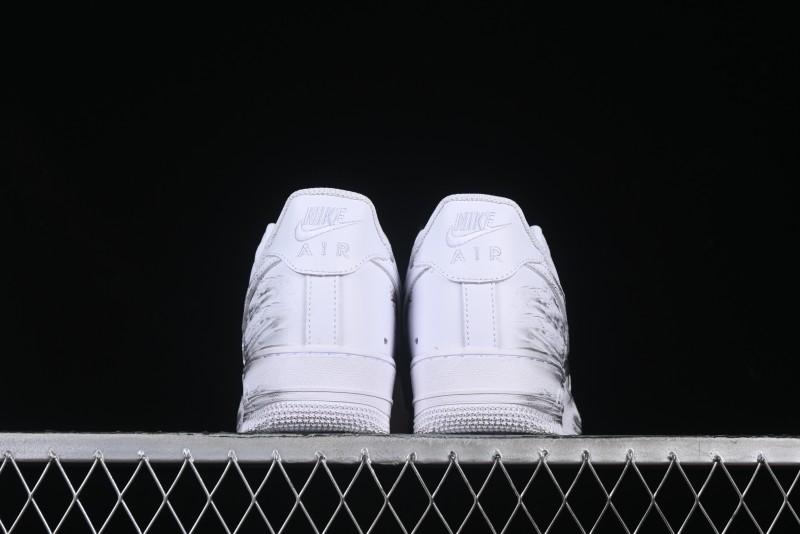 Nike Air Force 1 '07 Low Casual Sneakers with Chinese Ink Painting Design - ZH0316-062
