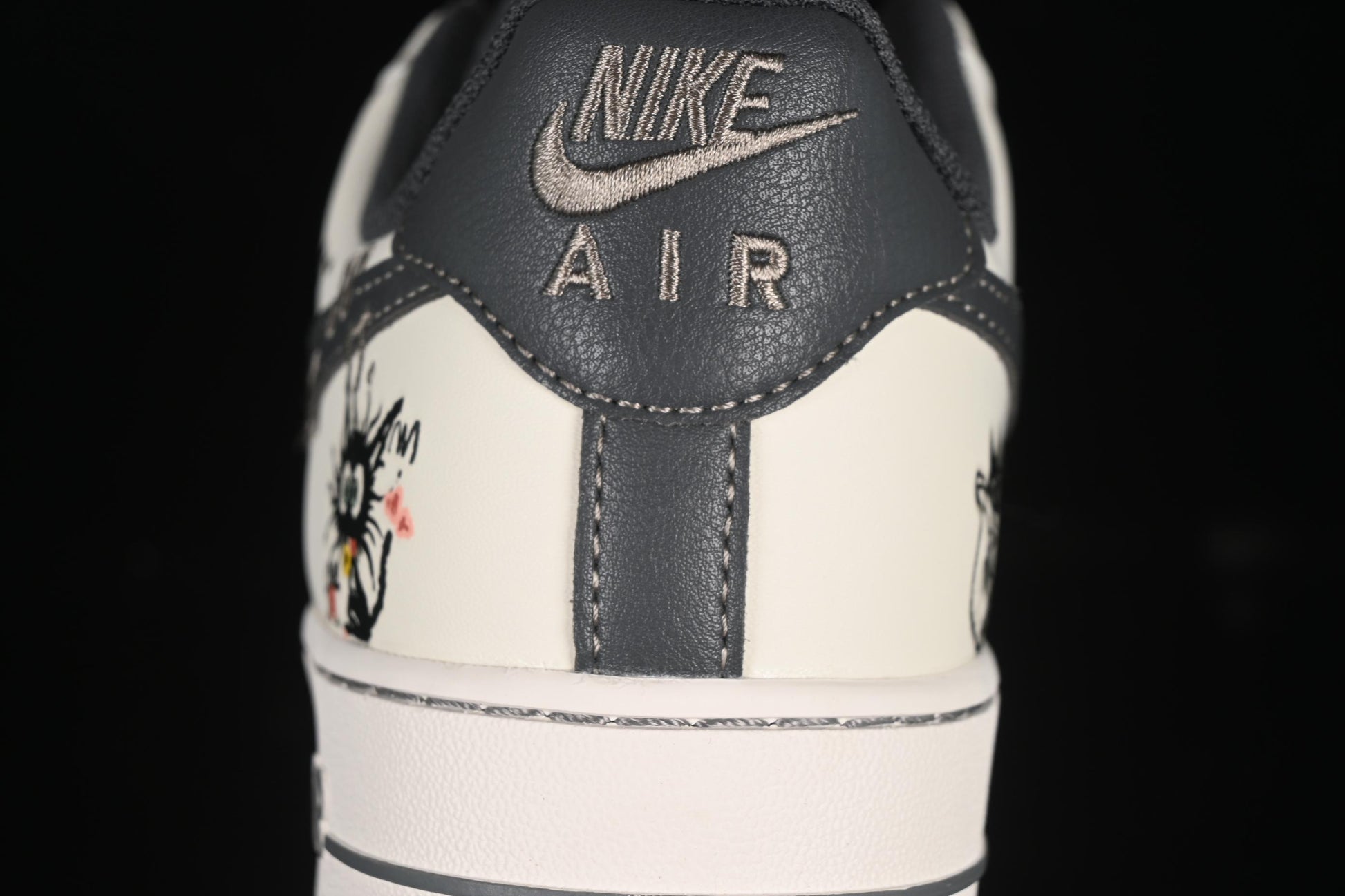 Nike Air Force 1'07 Low Little Black Cat Casual Sneakers - FJ7740-710