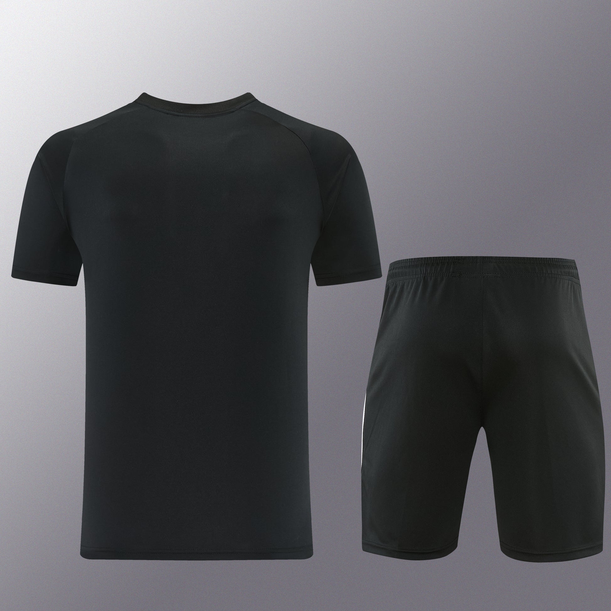 ND10 black shorts suit S-2XL