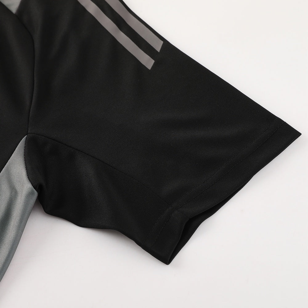 AD08 black shorts suit S-2XL