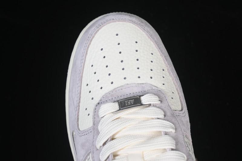 Nike Air Force 1 '07 Low Balenciaga Collaboration White Brown Casual Sneakers - YF9511-806