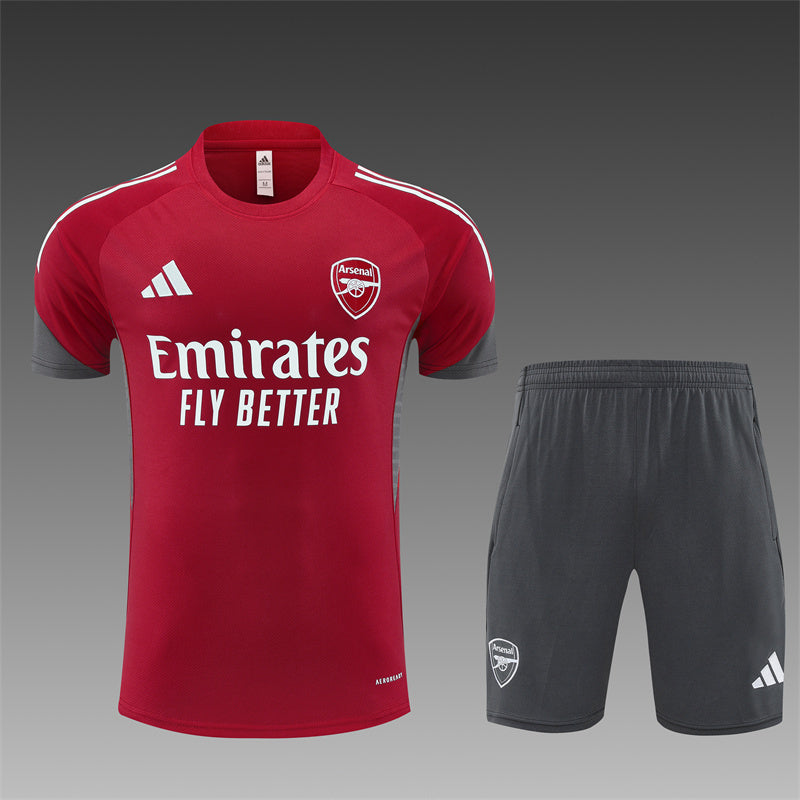 25/26 Arsenal Red Short Sleeve with XS Short Sleeve Jersey+Shorts
