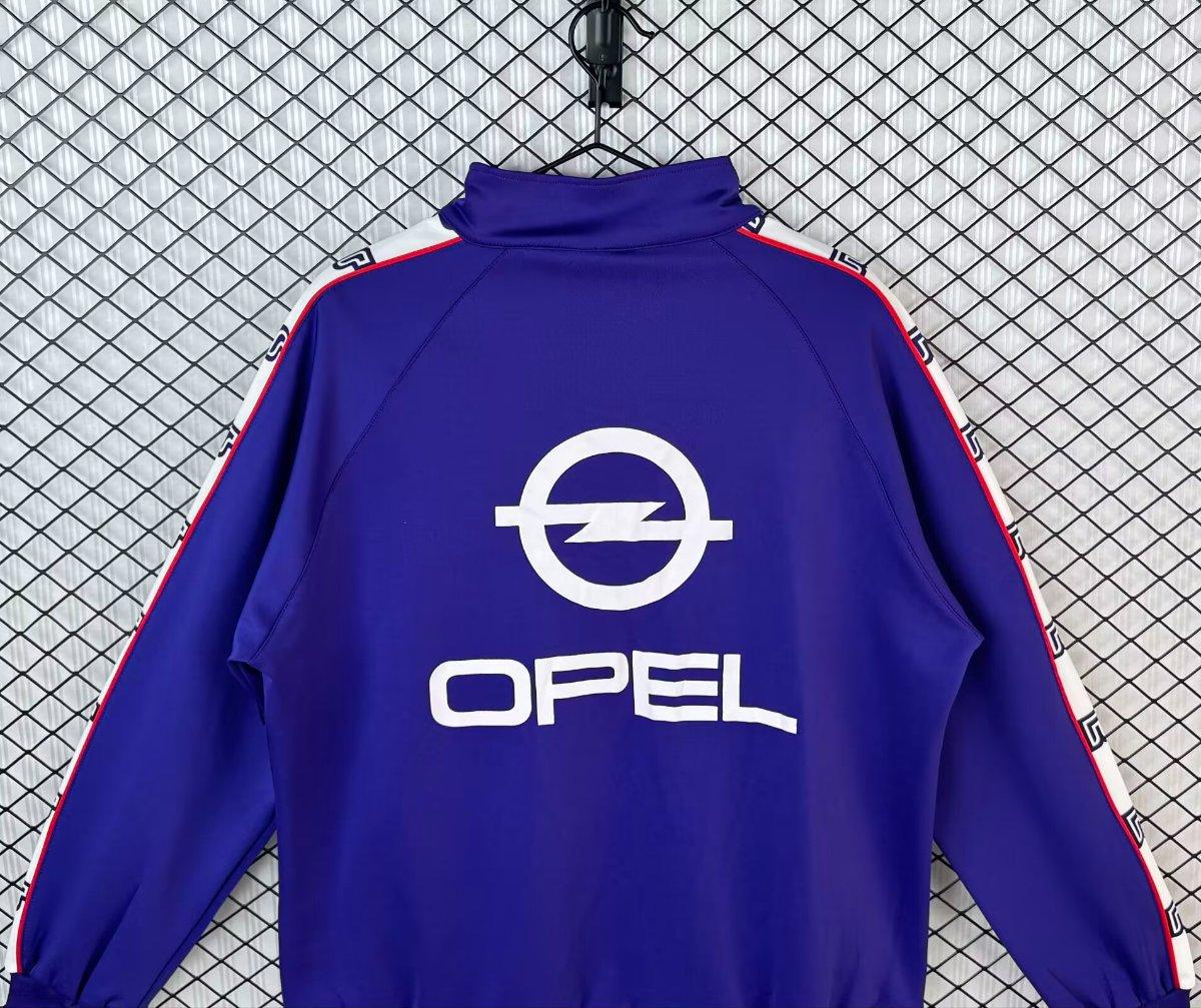 Retro 85/86 Fiorentina Home Purple Full Zipper Windbreaker