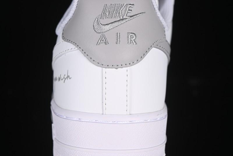 Nike Air Force 1 '07 Low Custom Official Hot Style 2D Theme White Gray Spray Paint Casual Sneakers - CW2288-111