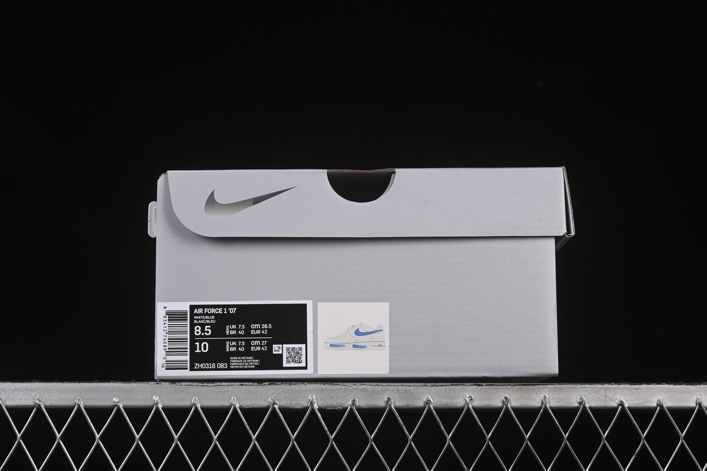 Nike Air Force 1'07 Low Casual Sneakers in Blue Ocean - ZH0316-083