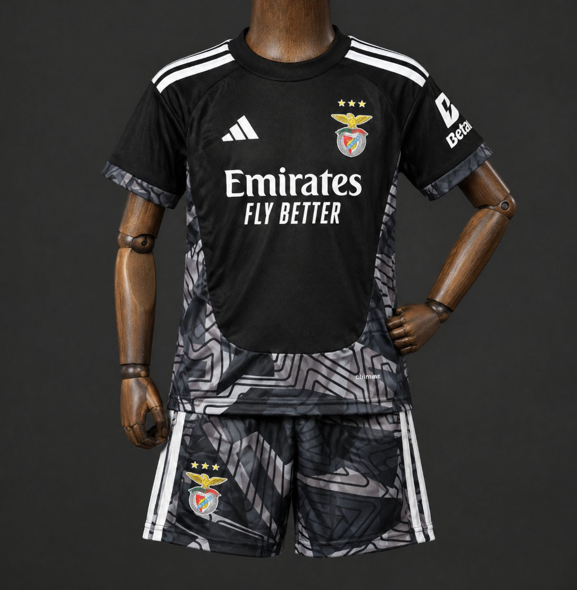 26/27 Kids SL Benfica Third Black Jersey