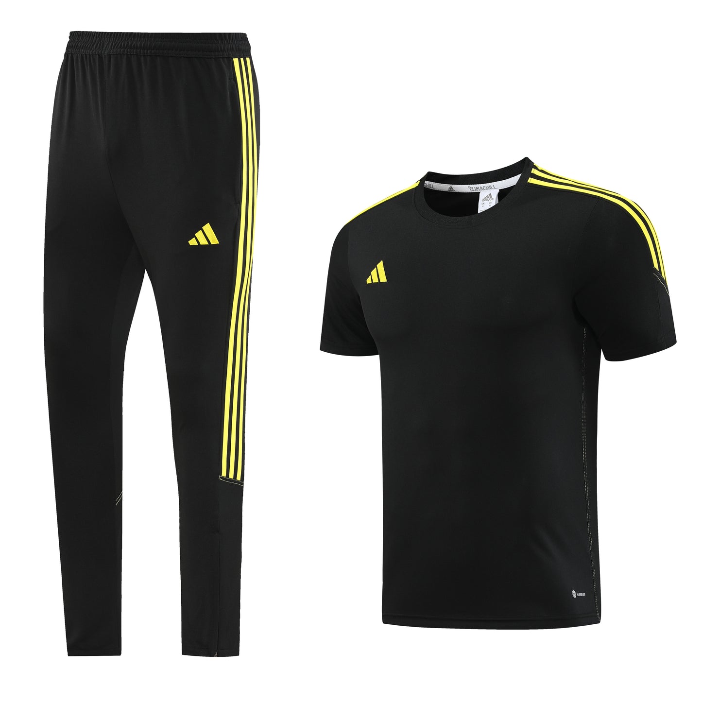 AD02 black and yellow trousers suit S-2XL