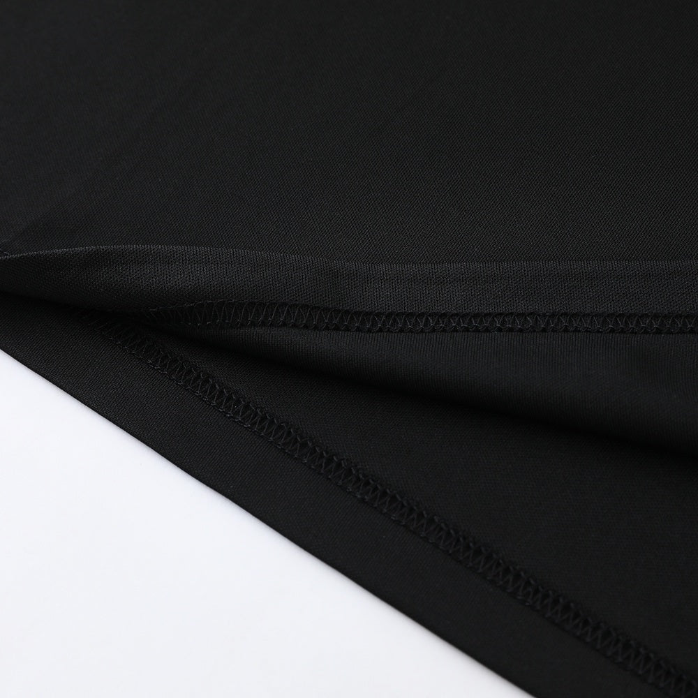 PD01 black shorts suit S-2XL
